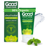 Almost Naked Hint Of Mint Organic Water-Based Lube, Personal Lubricant With Aloe Vera, Safe For Adult Toys & Condoms, Ph-Balanced, Intimate Wellness Gel For Men & Women, 1.69 Oz