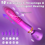 Thrusting Dildo G Spot Vibrator Wand Massager Womens Couples Sex Toys 10+5+Heating Modes, Female Sex Toy Adult Toys For Women Dildos Vibrators Consoladores, Vibradores Adult Sex Toys & Games Vibrater