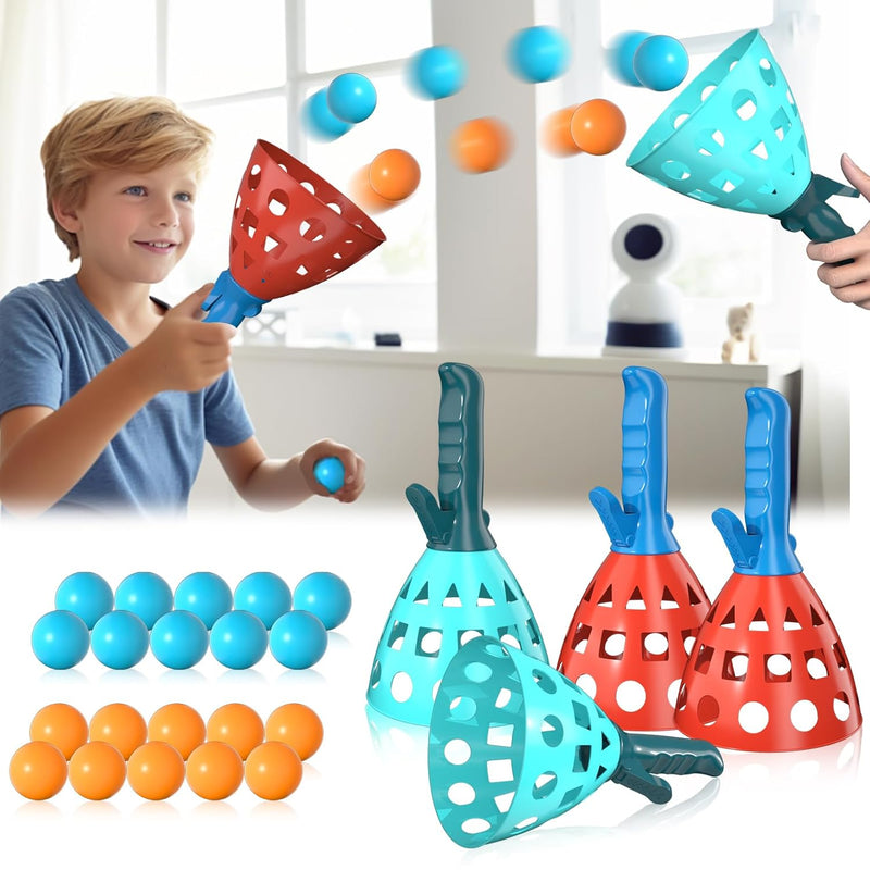 Bennol Outdoor Game Toys for Kids Boys with 20 Balls, Pop Pass Catch Ball G
