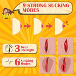 Electric Pussy Pump Nipple Suckers Sex Toy Kit, Bdsm Toys Automatic Clitoral Pump Vagina Pumps With 9 Suction Modes, Female Sex Toys Clit Sucker Sexual Pleasure Tools For Women Couples 4 Cups Included