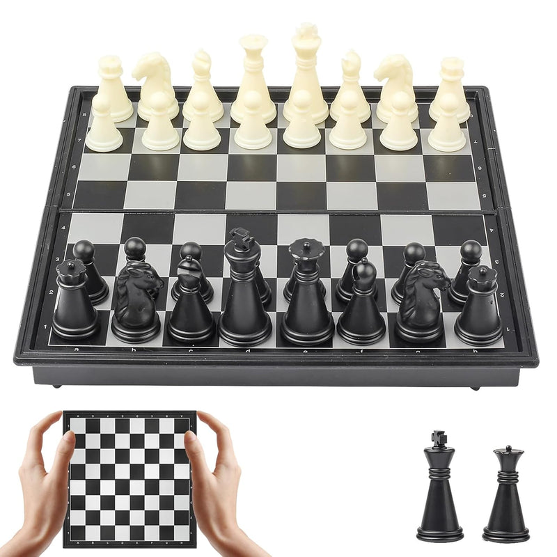 Travel Chess Set Magnetic Portable Folding Chess Board Small Mini Pocket Ch