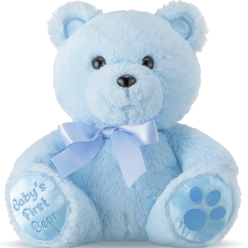 10 Inch Bear Stuffed Animal First Bear Baby Shower Bear Plush Toy for Weddi