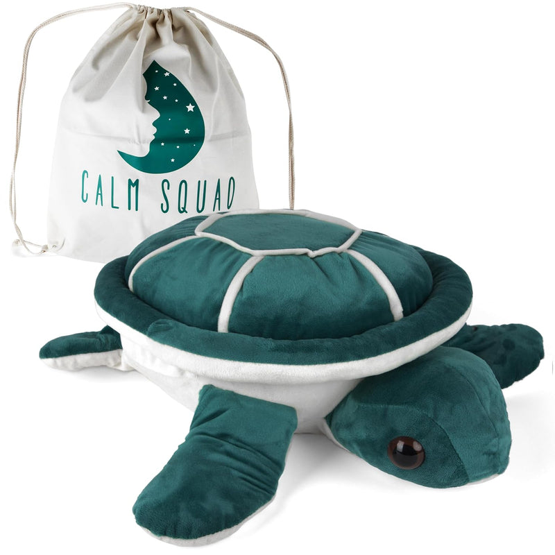 4.5 Lbs Lou The Turtle Weighted Stuffed Animal Warm Weighted Plush Animals