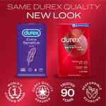 Extra Sensitive Lubricated Ultra Thin Premium Condoms, Regular Fit, 12 Count (Pack Of 2)