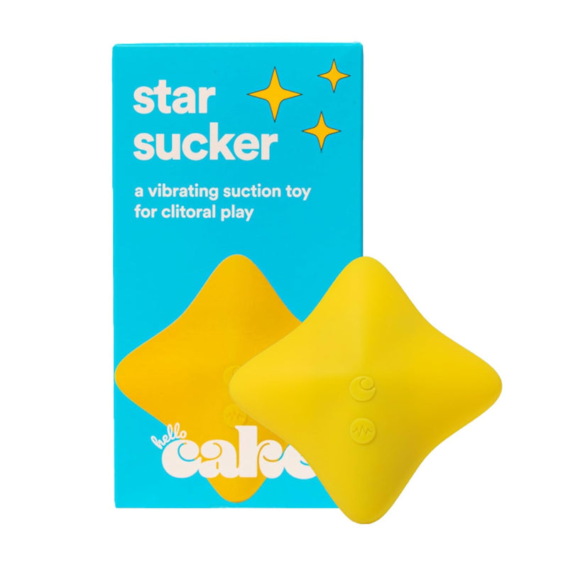Hello Star Sucker - Clitoral Toy - 10 Suction Modes & 10 Vibrating Modes - Premium Silicone Material - Waterproof & Rechargeable