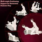 Inflatable Bondage Position Pillow with Restraint Set and Toy Mount