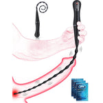 Sounding Rods Urethra Vibrator Sex Toys For Men, Vibrating Urethral Sound Anal Beads Male Vibrator, Penis Plug Stretcher Testicle Prostate Toy, Flexible Silicone Cock Dilator For Beginner & Bdsm Play