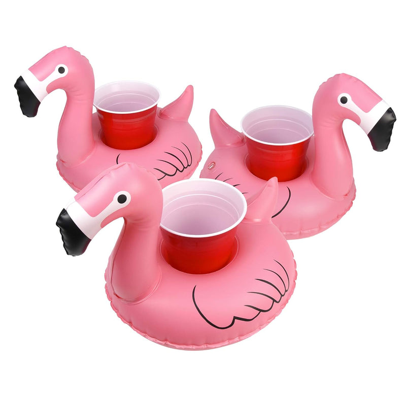 GoFloats Inflatable Pool and Hot Tub Drink Holders (3 Pack) (Choose - Unico
