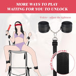 Sex Bed Bondage Restraints Bdsm Kit Sex Toy,13Pcs Adult Sex Toys Set For Bed Sex Games Incl Bondaged Straps Hundcuffs Paddle Blindfold, Bondage Gear & Accessories For Couples Men Women