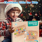 Magnetic Color and Number Maze Toy for Kids Ages 3-5