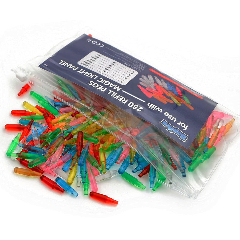 Refill Pegs 280Pcs For Use With Creative Light Up Board,Educational Learnin