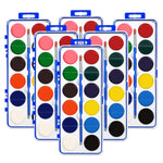 12 Color Watercolor Paint Set for Kids with Brush, Classroom Art Supplies