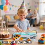 220-Piece Construction Race Track Set with Electric Cars for Kids Ages 3-7