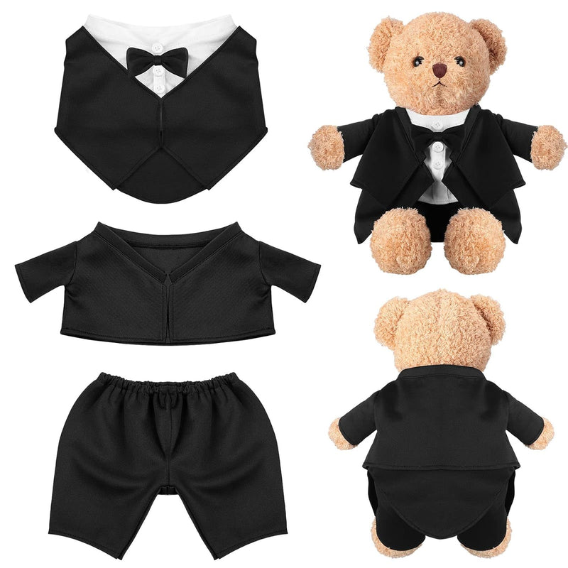 Set Of Tuxedo Outfit, Bear Clothes Suitable For 13 15 Inch, Bear Clothes, S