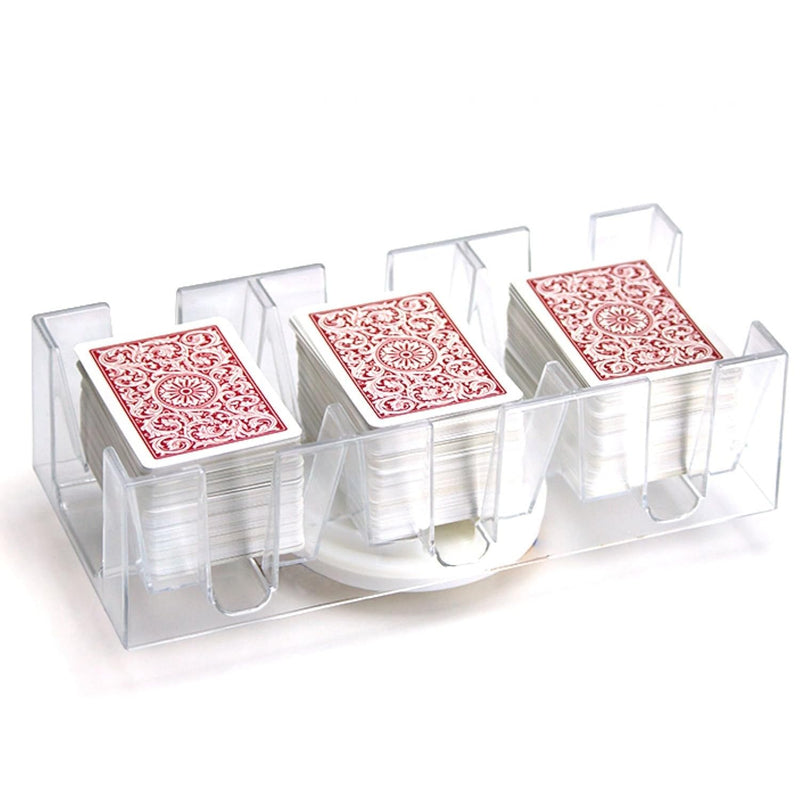 Brybelly Rotating Card Deck Tray | Standard Sized Playing Cards | Rotates i