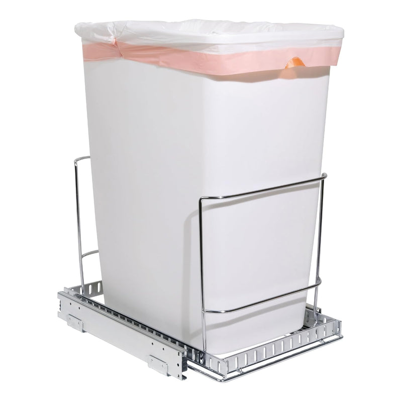 Hold N’ Storage Pull Out Trash Can Under Cabinet, 11”W X 16½”D- Fits Most 35 Qt.