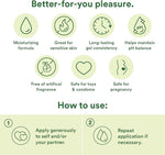 Almost Naked Organic Water-Based Lube (4oz) – Aloe Vera, pH-Balanced, Toy Safe