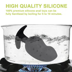 Anal Plugs Silicone Sex Toys Butt Plugs Anal Adult Sex Toys & Games Anal Training Kit With Curved Base & Slender Waist Prostate Sex Toy For Comfortable Long-Term Wear (L)