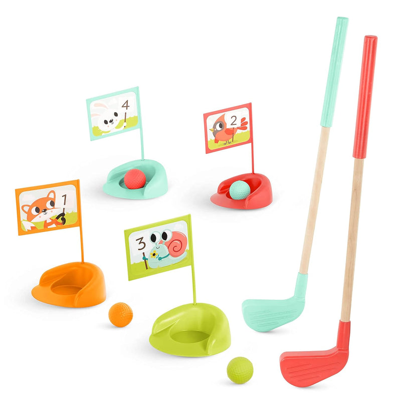 Wooden Golf Set Sports & Outdoors 15 Pc Golf Set For Toddlers With Storage