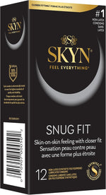 FIT Non-Latex Condoms, Ultra-Thin & Lubricated for Comfort, 12-Count