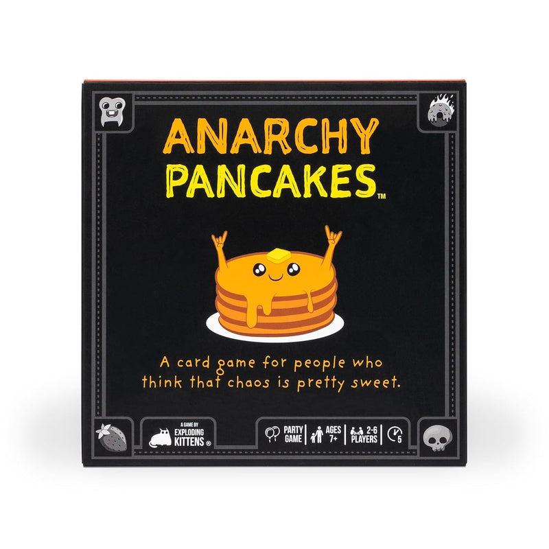 Exploding Kittens Anarchy Pancakes Strategic Card Game with Chaotic Game Pa