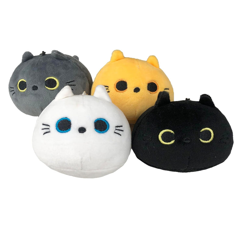 Mini Mochi Black Cat Plush: Soft Cute Cat, Plush Stuffed Animal Kawaii Cushion