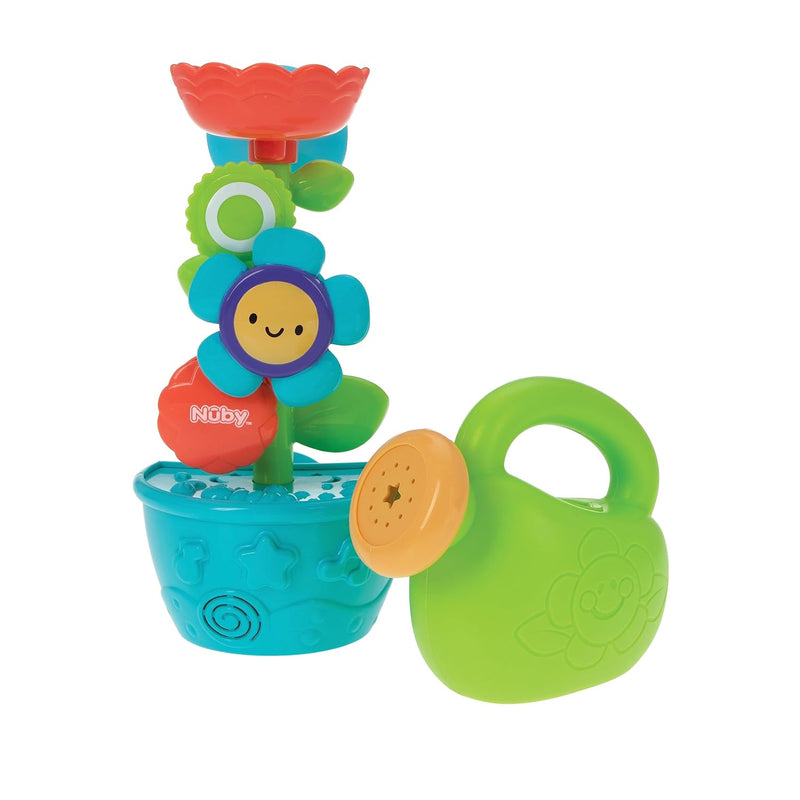 Nuby Flow N' Grow Garden Bath Toy with Flower and Watering Can - Baby Bath