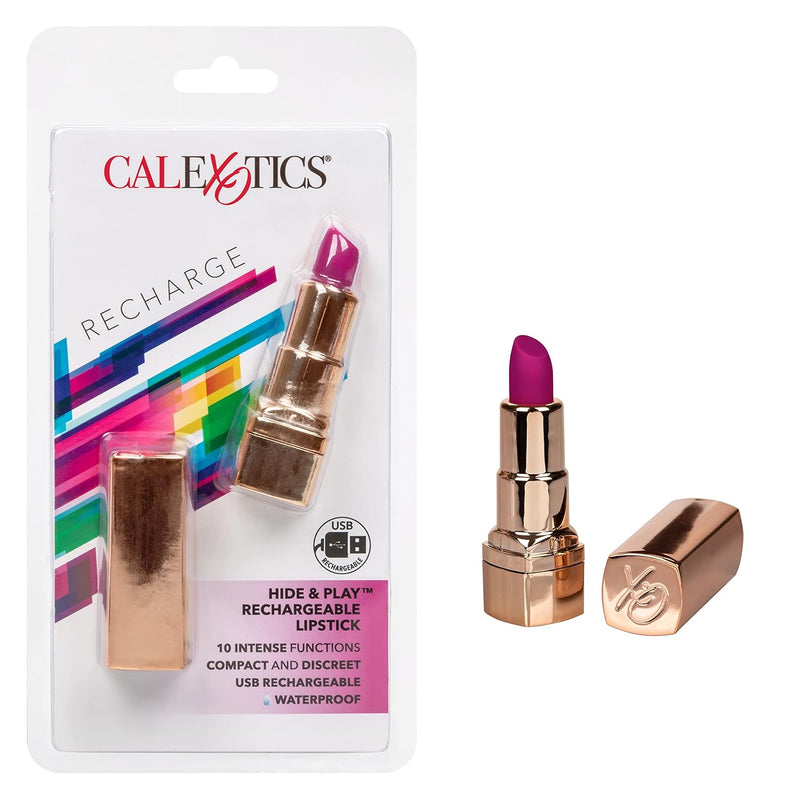 Se-2930-35-2 Hide & Play™ Rechargeable Lipstick - Purple