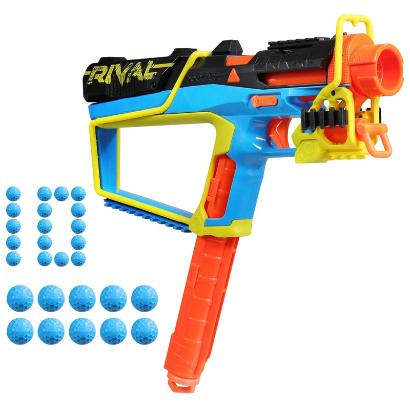 Nerf Rival Mirage XXIV-800 Blaster, 10 Nerf Rival Accu-Rounds, 2 Ways to Lo