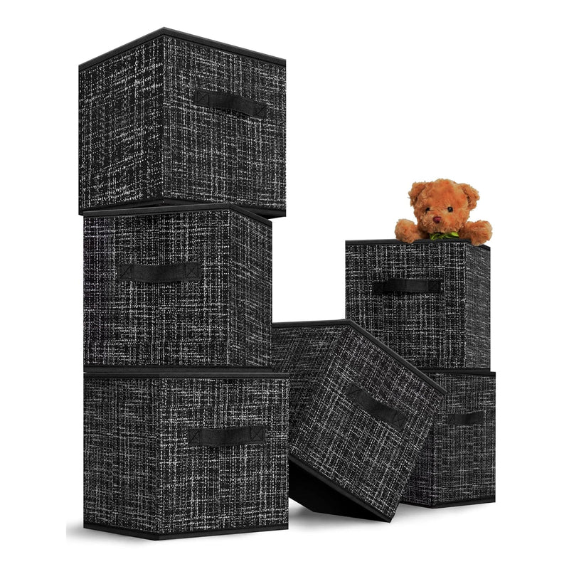 Foldable Storage Cube Bins Organizer - Cube Storage Bin,Decorative Cube Storage