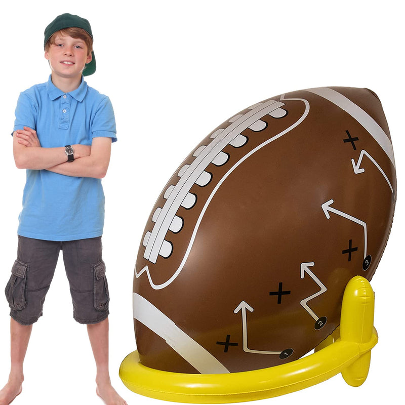 GiftExpress 40" Giant Jumbo Inflatable Football with Tee Set for Football P