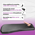 Hands-Free Suction Cup Dildo Mount – Versatile Holder for Couples & Solo Play