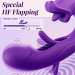 Dildo Sex Toy Adult Sex Toys Thrusting Thrusting Rabbit Vibrator, Adult Toys For Women Womens G Spot Clitoral Vibrators Female And Couples Games (Purple)