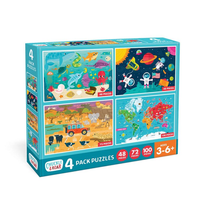 Space, Ocean, Safari, World Map Puzzles Engaging And Educational Puzzles Fo
