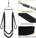 360° Spinning Ceiling Swing with Soft Liner & Steel Support – Holds Up to 600 lbs