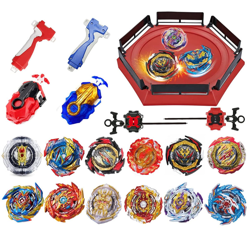 Bey Burst Gyro Toy Set With Arena Metal Fusion Attack Top Grip Toy Great Bi