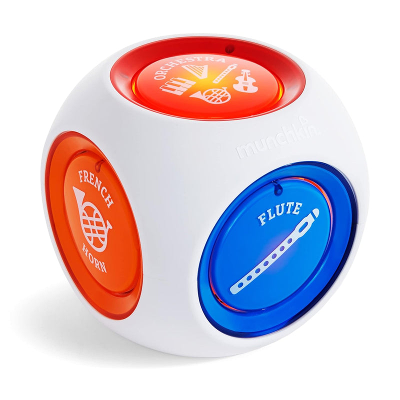 Munchkin Mozart Magic Cube Music Toy for Baby and Toddler - Includes 5 Inst