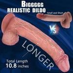 Realistic Dildo For 11 Inch Longer Adult Sex Toys,Lifelike Silicone Dildos For G Spot And Anal Play With Strong Suction Cup,For Vagina Anal Stimulation Sex Adult Toys For Women,Men And Couple