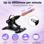Sex Machine Dildo Machine Sex Toys Machine With 3Xlr Connector Thrusting Dildo Machine With Realistic Attachments For Women Automatic Fuck Machine Suction Cup With 7 Attachments