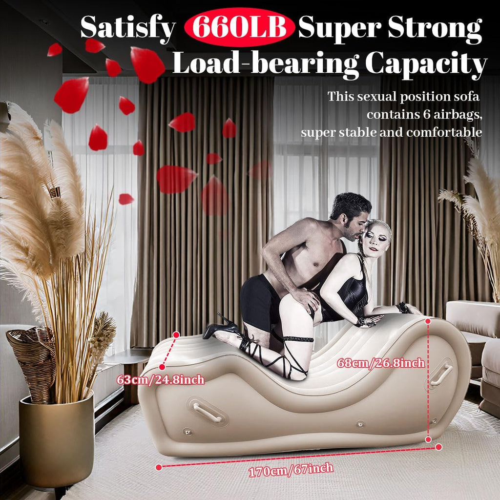 Automatic Inflatable Sex Sofa for G-Spot Support, Bondage Chair & Posi BlessMyBucket Automatic Inflatable Sex Sofa for G-Spot Support, Bondage Chair & Posi BlessMyBucket