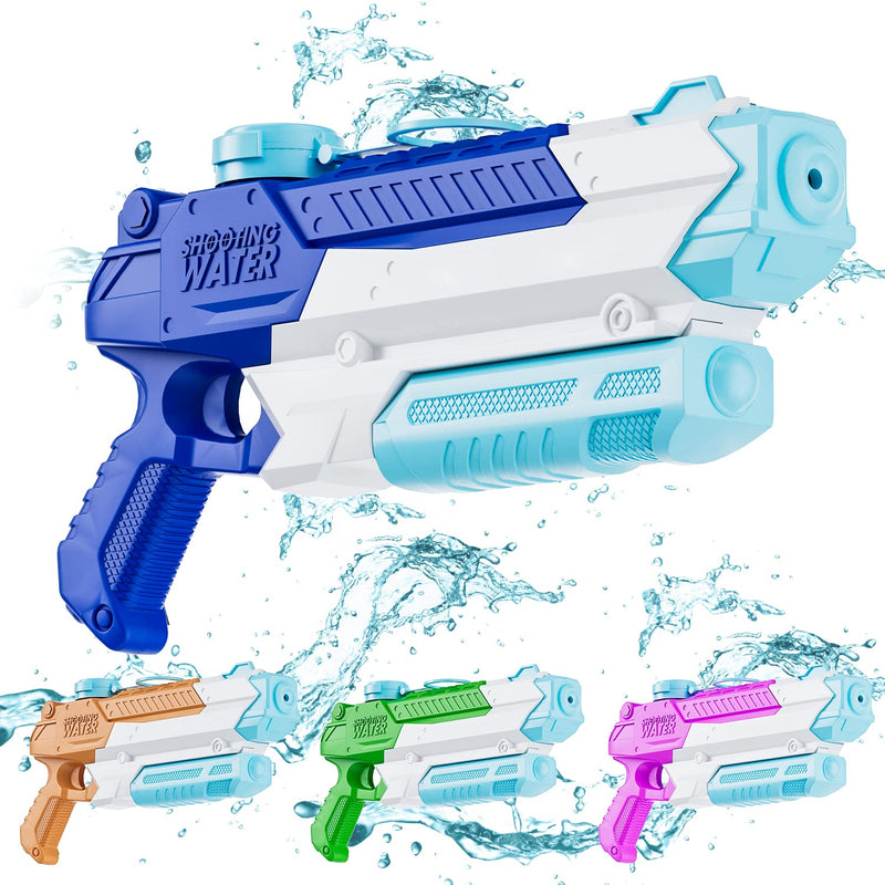 Water Gun, Water Guns For Kids, 4 Pack Long Range High Capacity For Water,