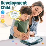 Magnetic Drawing Board for Kids with Stamps and Erasable Doodle Screen