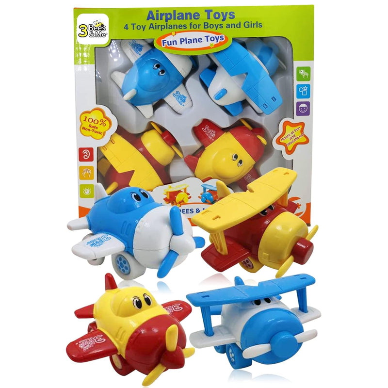 Airplane Toys Set Of 4 Toy Airplanes For Boys And Girls Fun Toys For Toddle