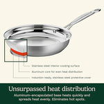 8-Inch Chef's-Classic-Stainless-Cookware-Collection, 8", Open Skillet