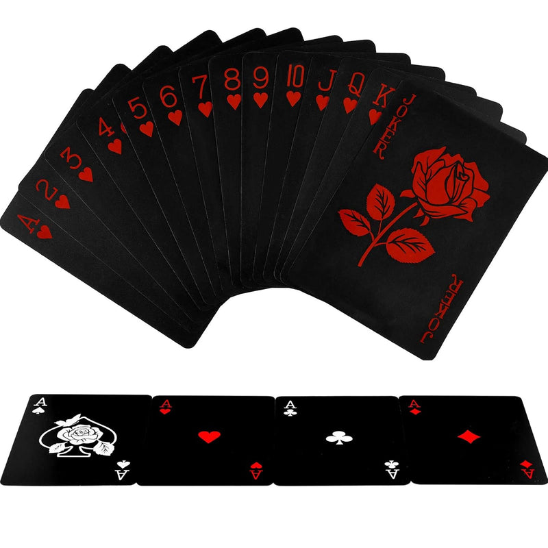 Playing Cards, Waterproof Deck Of Cards With Unique Pattern & Flower Backin