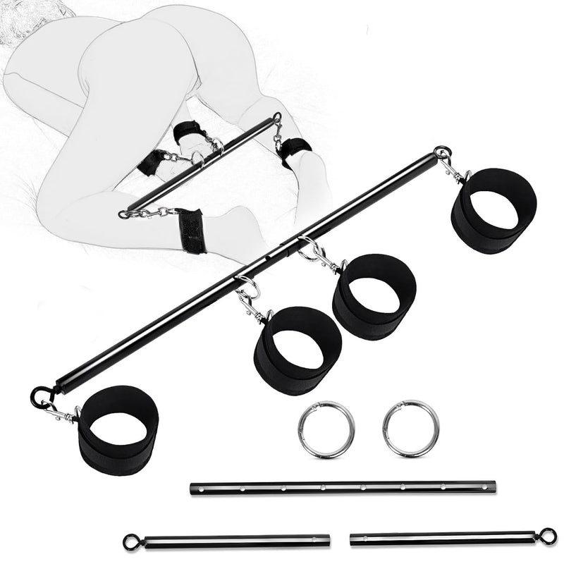 Bdsm Bondage Restraints Couples Sex Toys, Bondage Restraints Bdsm Toys With Adjustable Handcuffs, Spreader Bar Sex Adult Couple Toys, Sex Restraint Bondage Toys