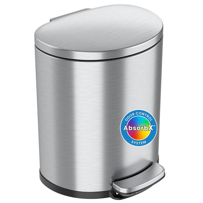 Softstep 5.3 Gallon Home Trash Can With Odor Filter & Removable Inner Bucket, St