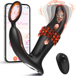 Wiggling Sex Toys Anal Vibrator, Adult Toys Sex Toy For Men Prostate Massager Sex Toys Butt Plug Dildo Anal Beads Enema Products For Women With 10 Wiggling Thrust Vibrating Remote Control