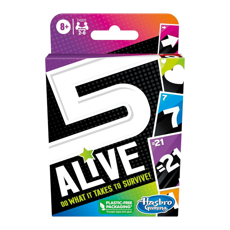 5 Alive Card Game, Fast Paced Game For Kids And Families, Easy To Learn, Fu