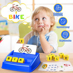 Letter Matching Game for Kids Ages 3-8 with Word Building Cards